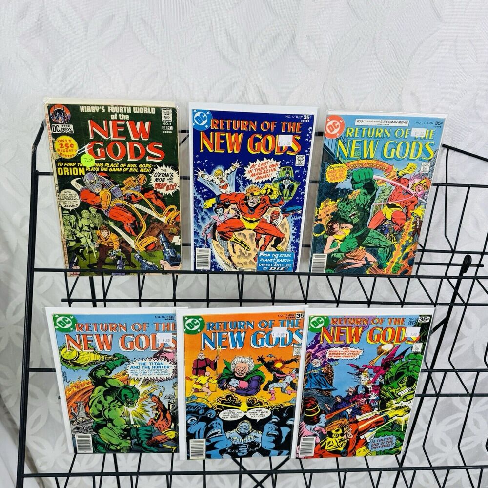 Return of The New‎ Gods 4 12 13 16-18 Lot Vs Darkseid Esak Bronze Age